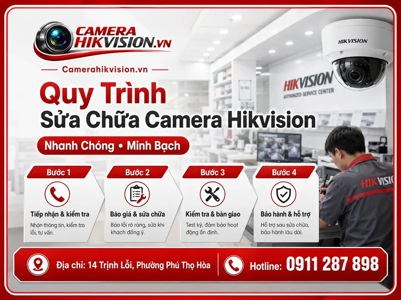 Quy Trình Sửa Chữa Camera Hikvision Nhanh Chóng, Minh Bạch