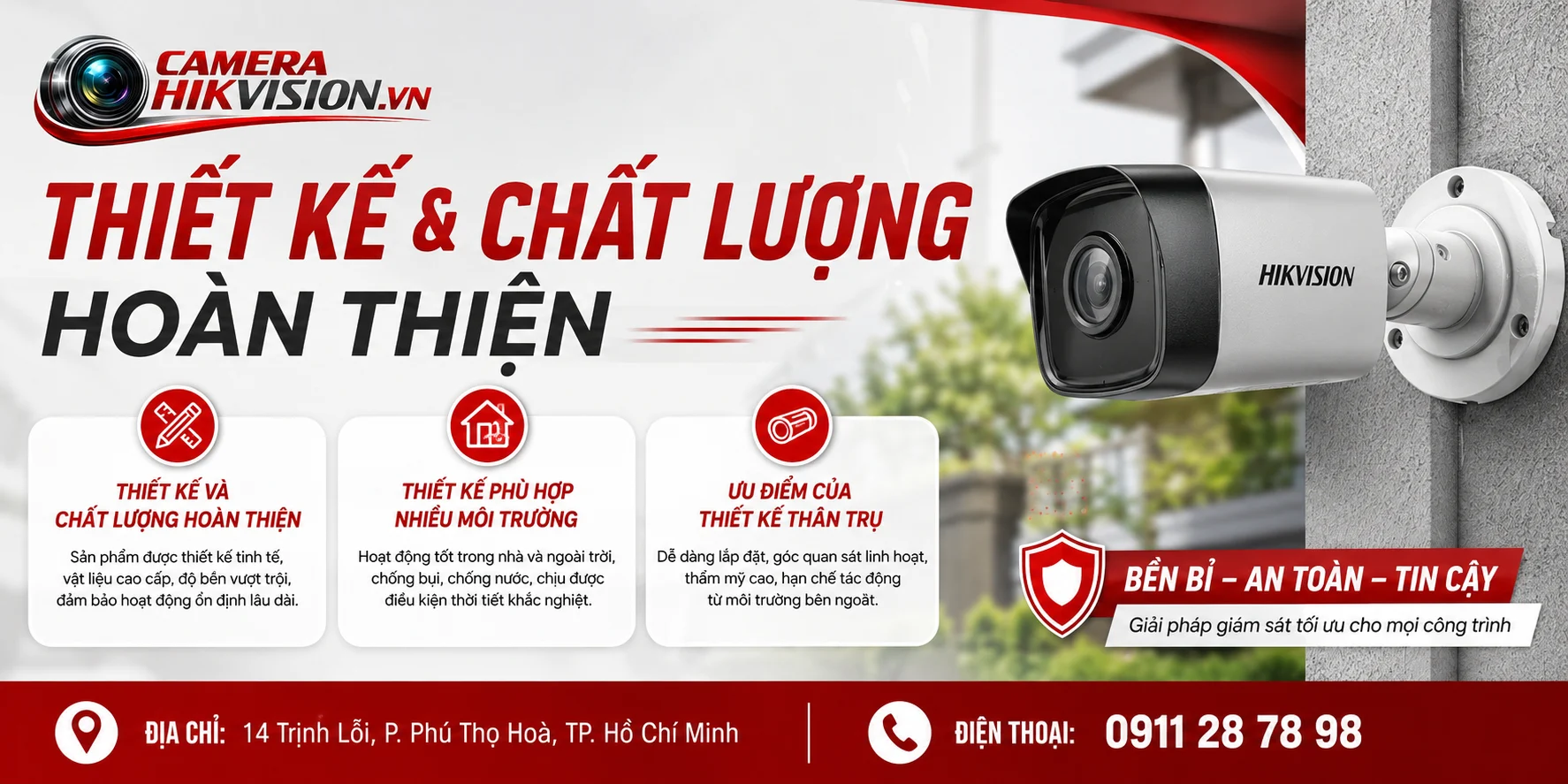 Thiết kế và chất lượng hoàn thiện