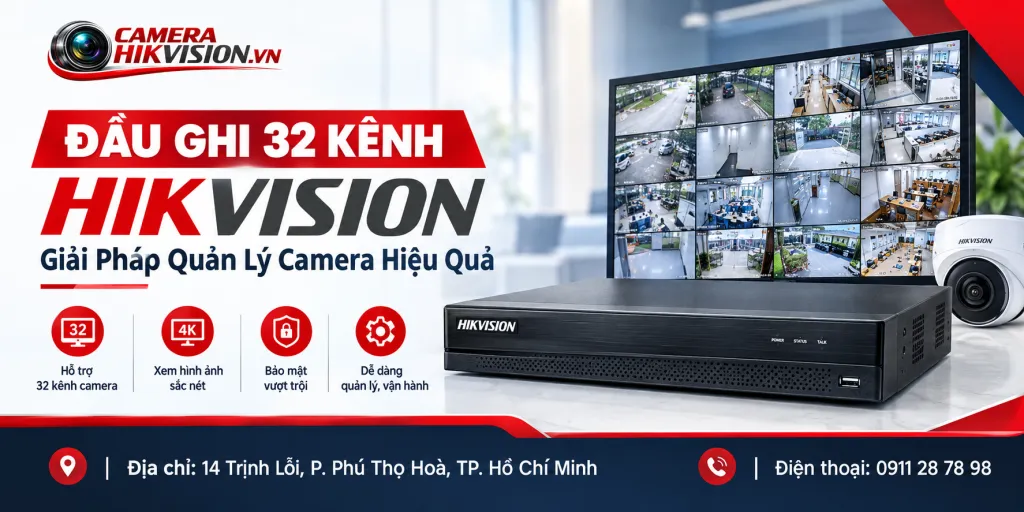 Đầu Ghi 32 Kênh Hikvision: Giải Pháp Quản Lý Camera Hiệu Quả