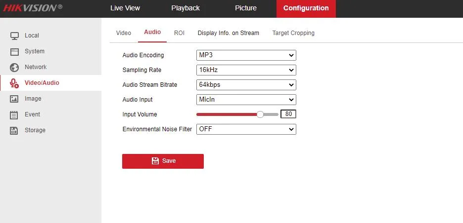 Hướng dẫn cài đặt âm thanh cho Camera Hikvision