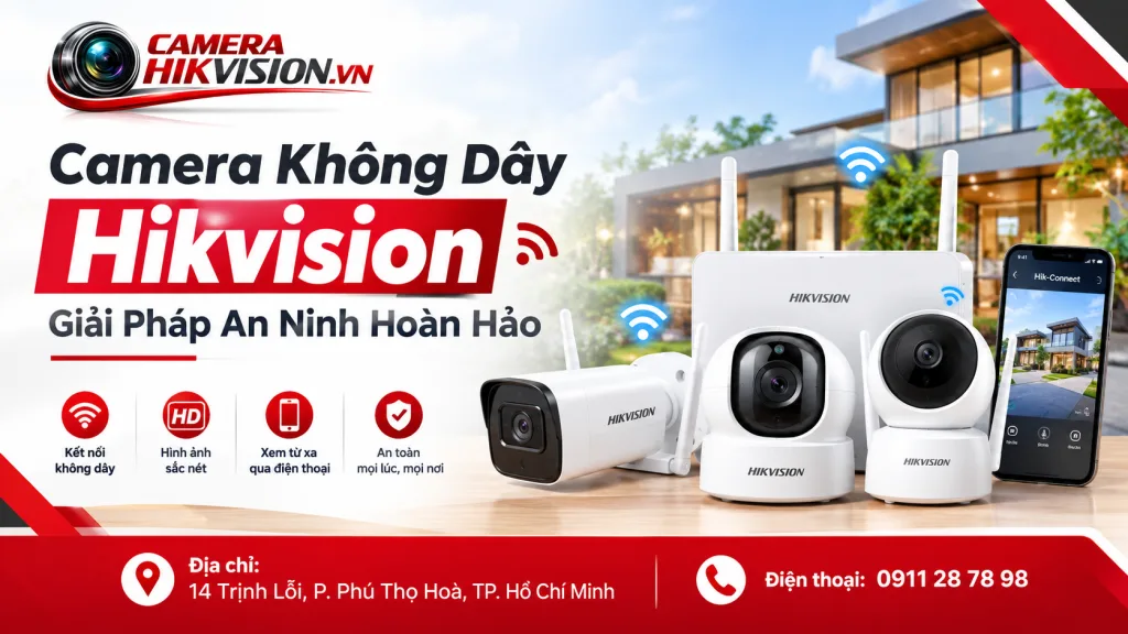 Camera Không Dây Hikvision: Giải Pháp An Ninh Hoàn Hảo