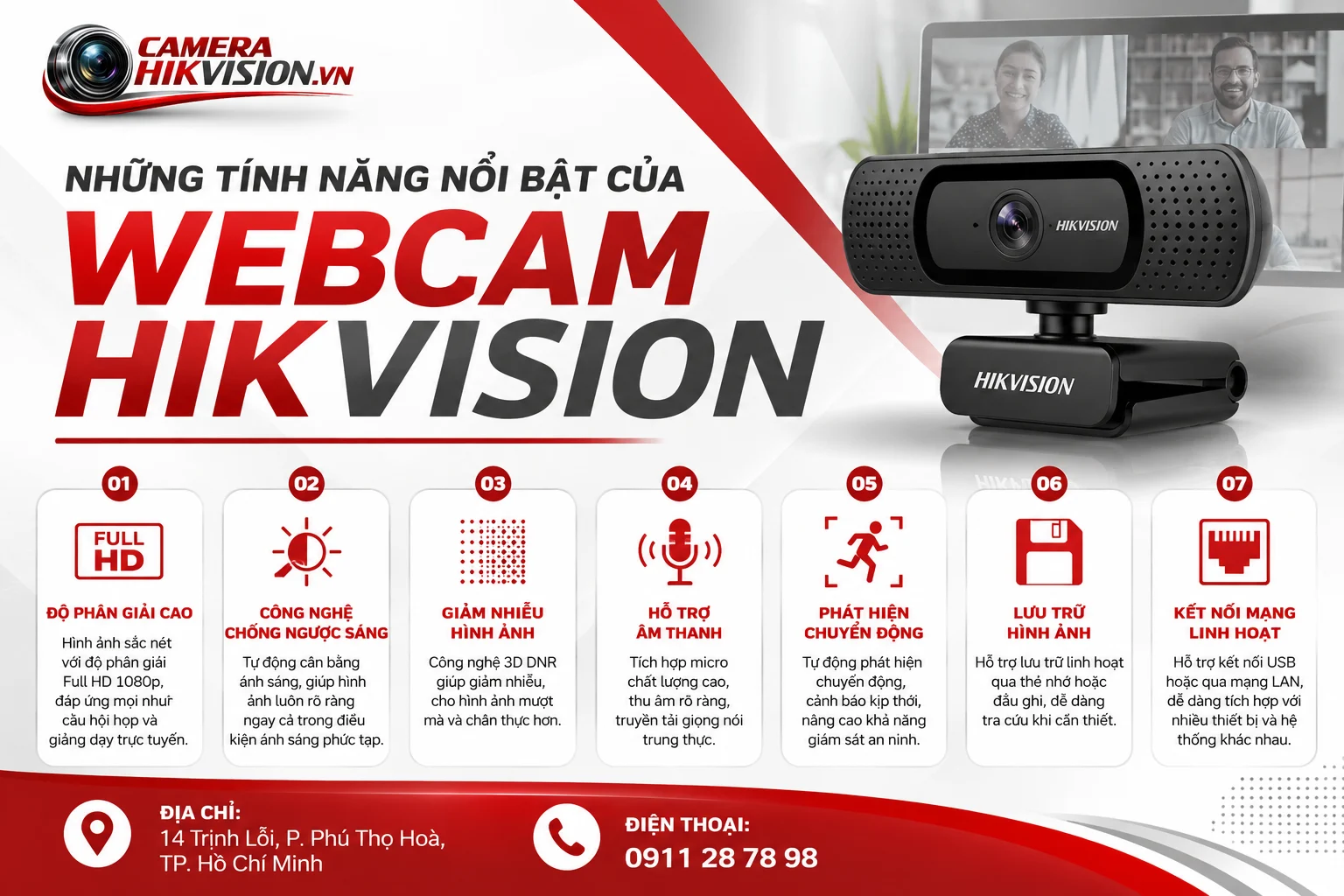 Những tính năng nổi bật của Webcam Hikvision