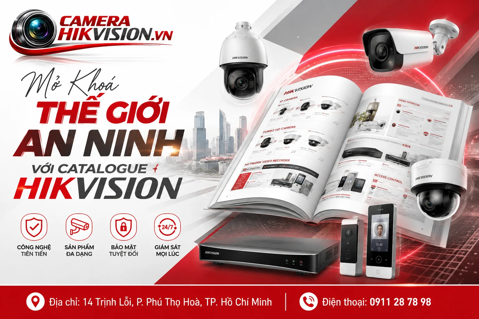 Mở Khoá Thế Giới An Ninh Với Catalogue Hikvision