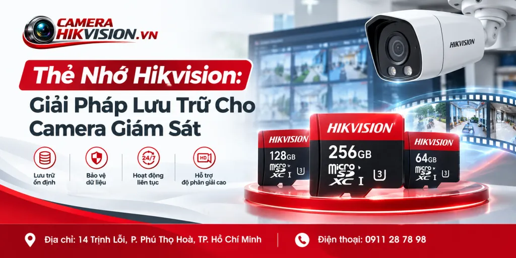 Thẻ Nhớ Hikvision: Giải Pháp Lưu Trữ Cho Camera Giám Sát