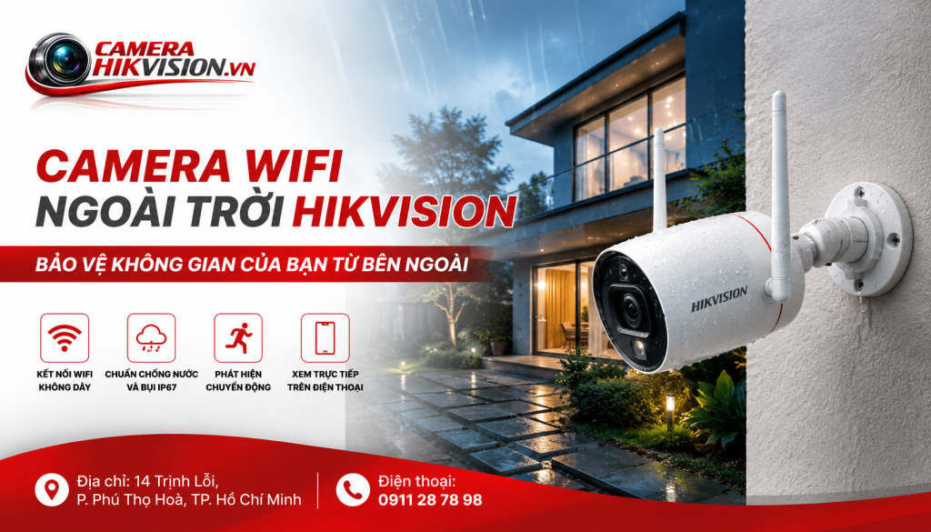 Camera Wifi Ngoài Trời Hikvision: Bảo Vệ Không Gian Của Bạn Từ Bên Ngoài