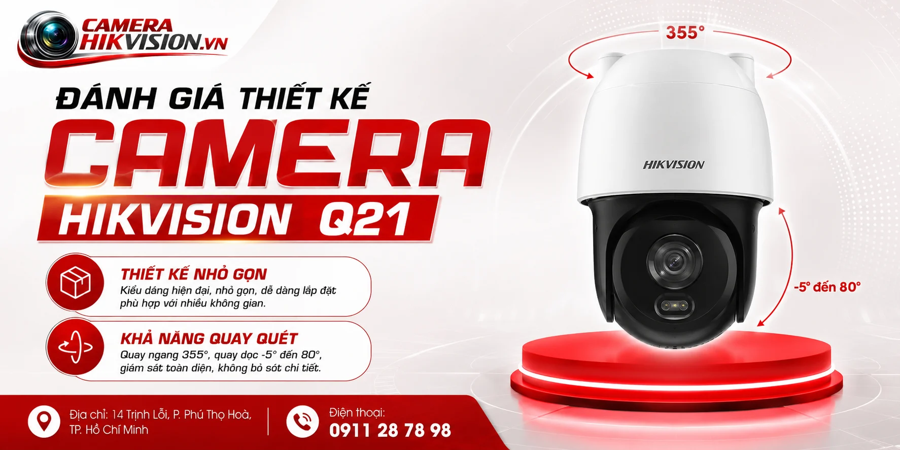 Đánh giá thiết kế Camera Hikvision Q21