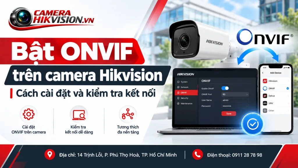 Bật ONVIF trên camera Hikvision: Cách cài đặt và kiểm tra kết nối