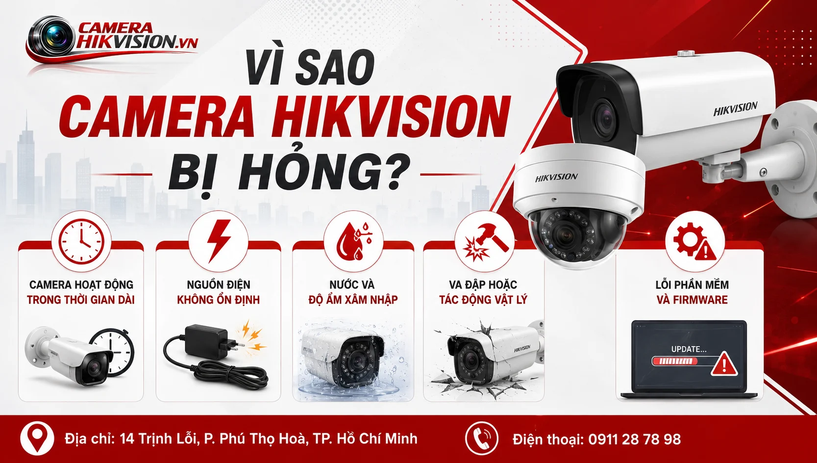 Vì Sao Camera Hikvision Bị Hỏng?