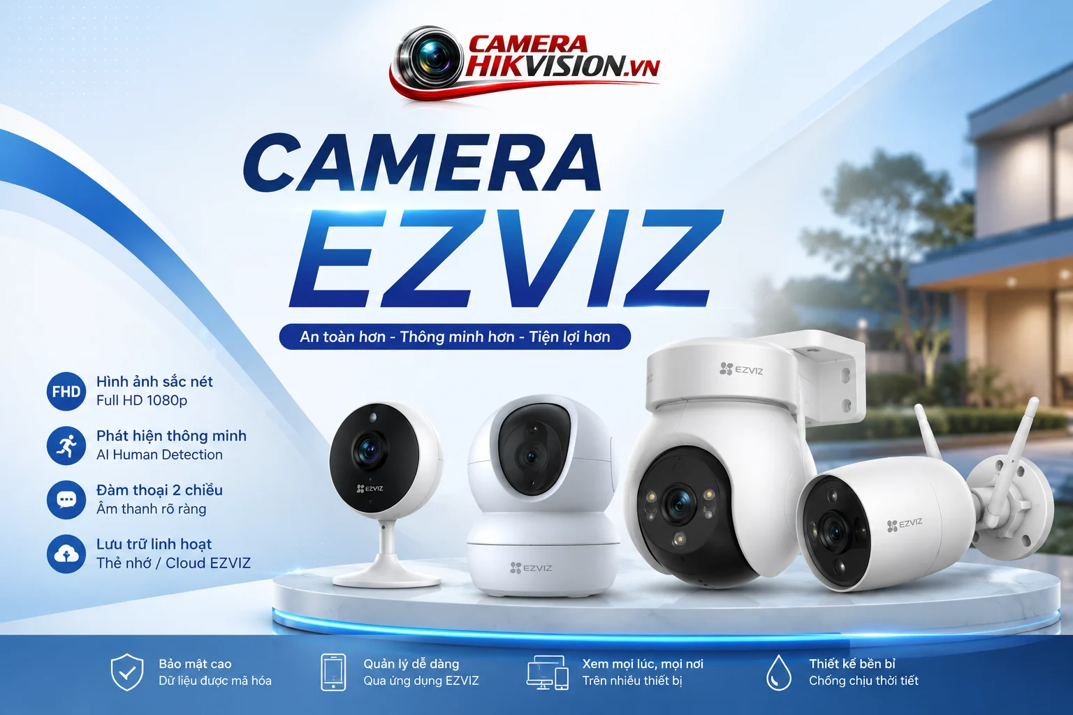 Gắn camera EZVIZ vào đầu ghi Hikvision