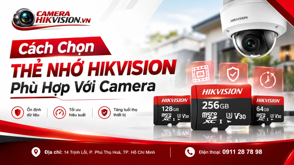 Cách Chọn Thẻ Nhớ Hikvision Phù Hợp Với Camera