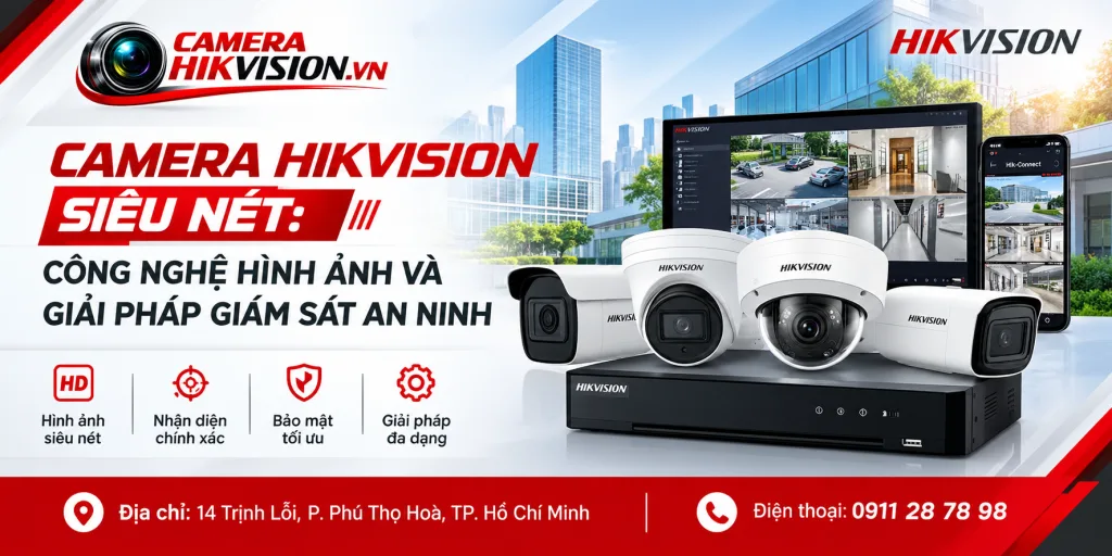 Camera Hikvision siêu nét: Công nghệ hình ảnh và giải pháp giám sát an ninh