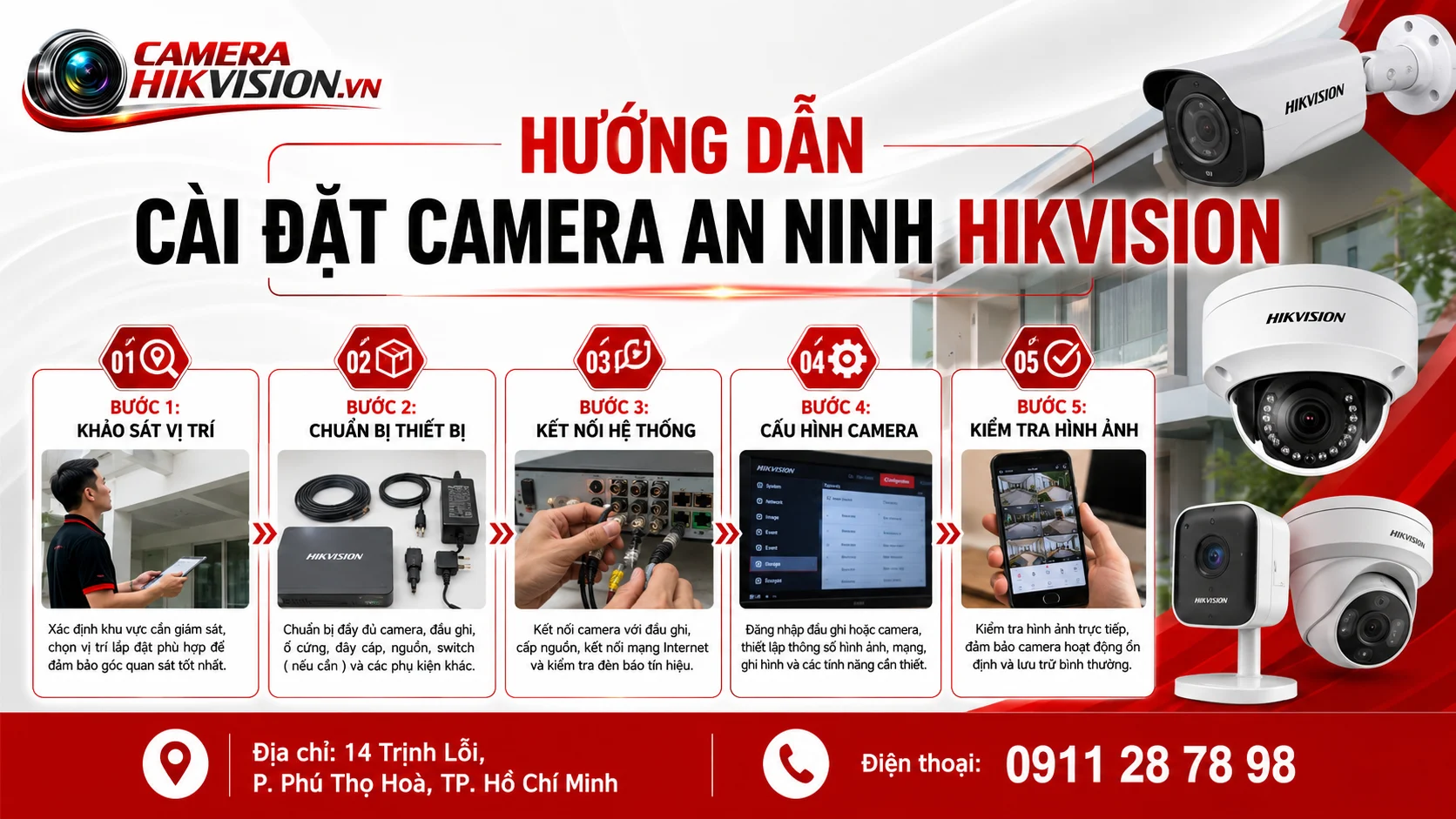 Hướng Dẫn Cài Đặt Camera An Ninh Hikvision