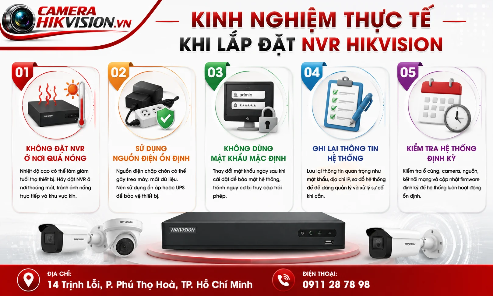 Kinh Nghiệm Thực Tế Khi Lắp Đặt NVR Hikvision