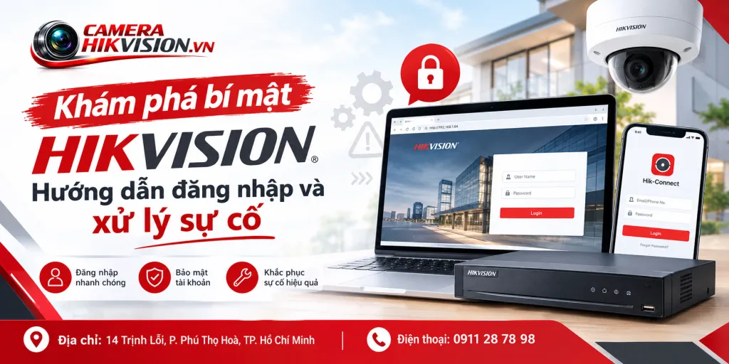 Khám phá bí mật Hikvision: Hướng dẫn đăng nhập và xử lý sự cố