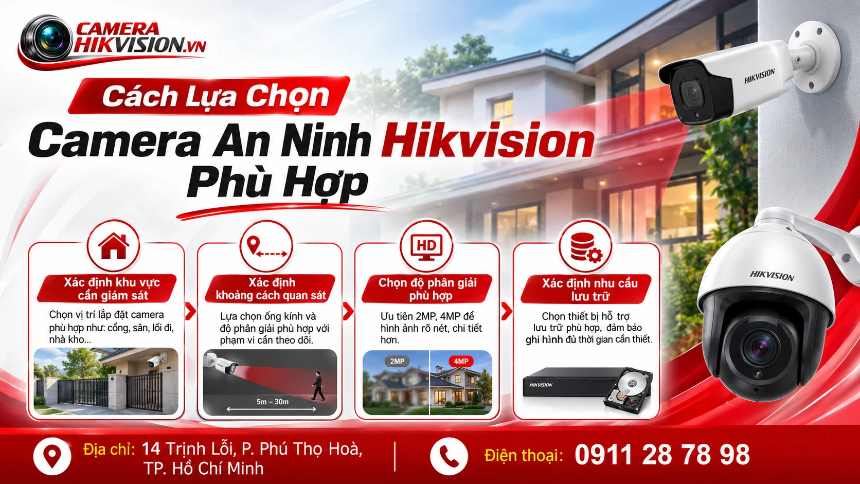 Cách Lựa Chọn Camera An Ninh Hikvision Phù Hợp