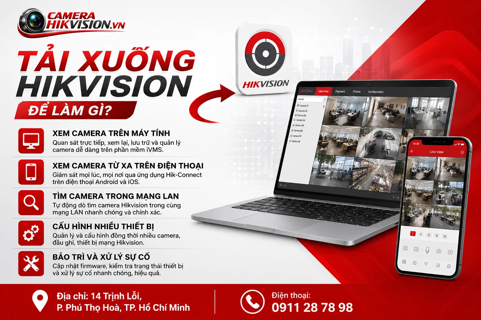 Tải Xuống Hikvision để làm gì?