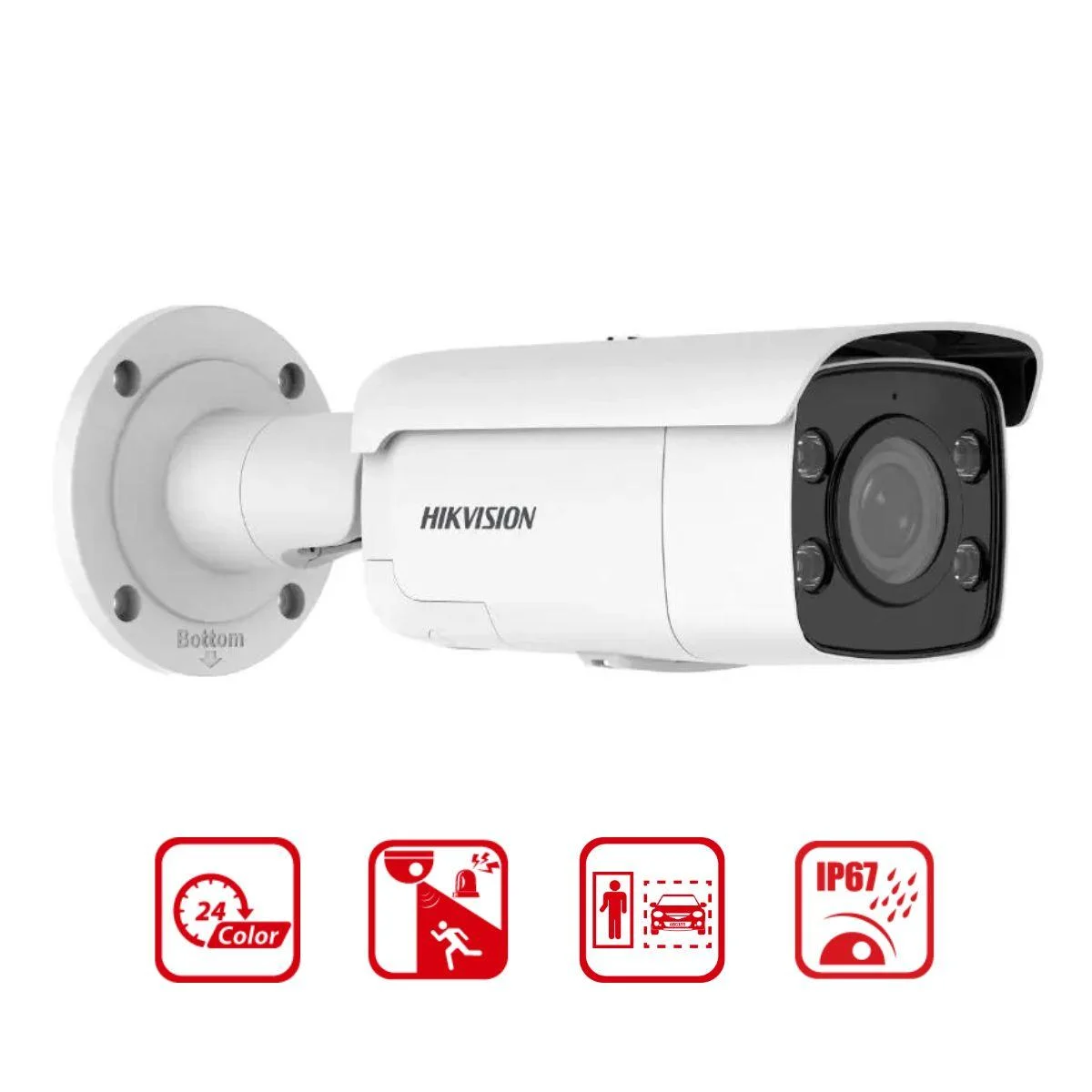 Camera IP thân trụ Hikvision