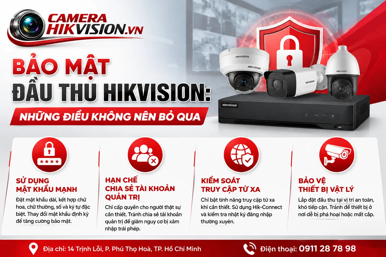 Bảo mật Đầu thu Hikvision: Những điều không nên bỏ qua