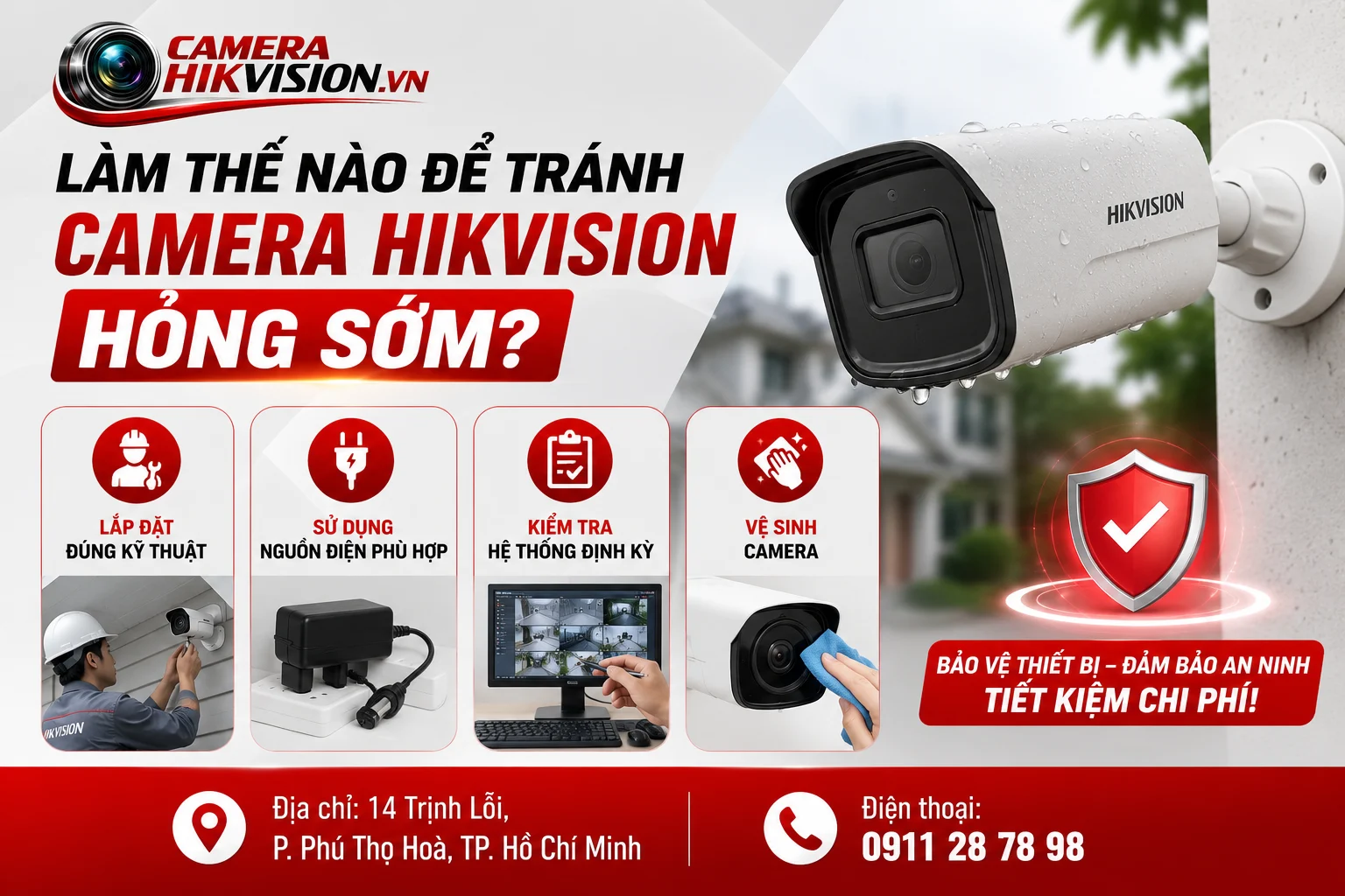 Làm Thế Nào Để Tránh Camera Hikvision Hỏng Sớm?