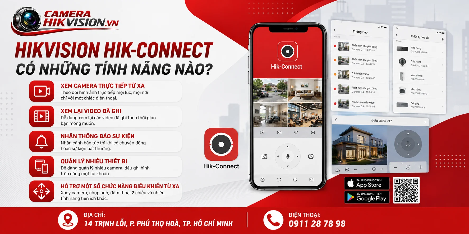 Hikvision Hik-Connect có những tính năng nào?