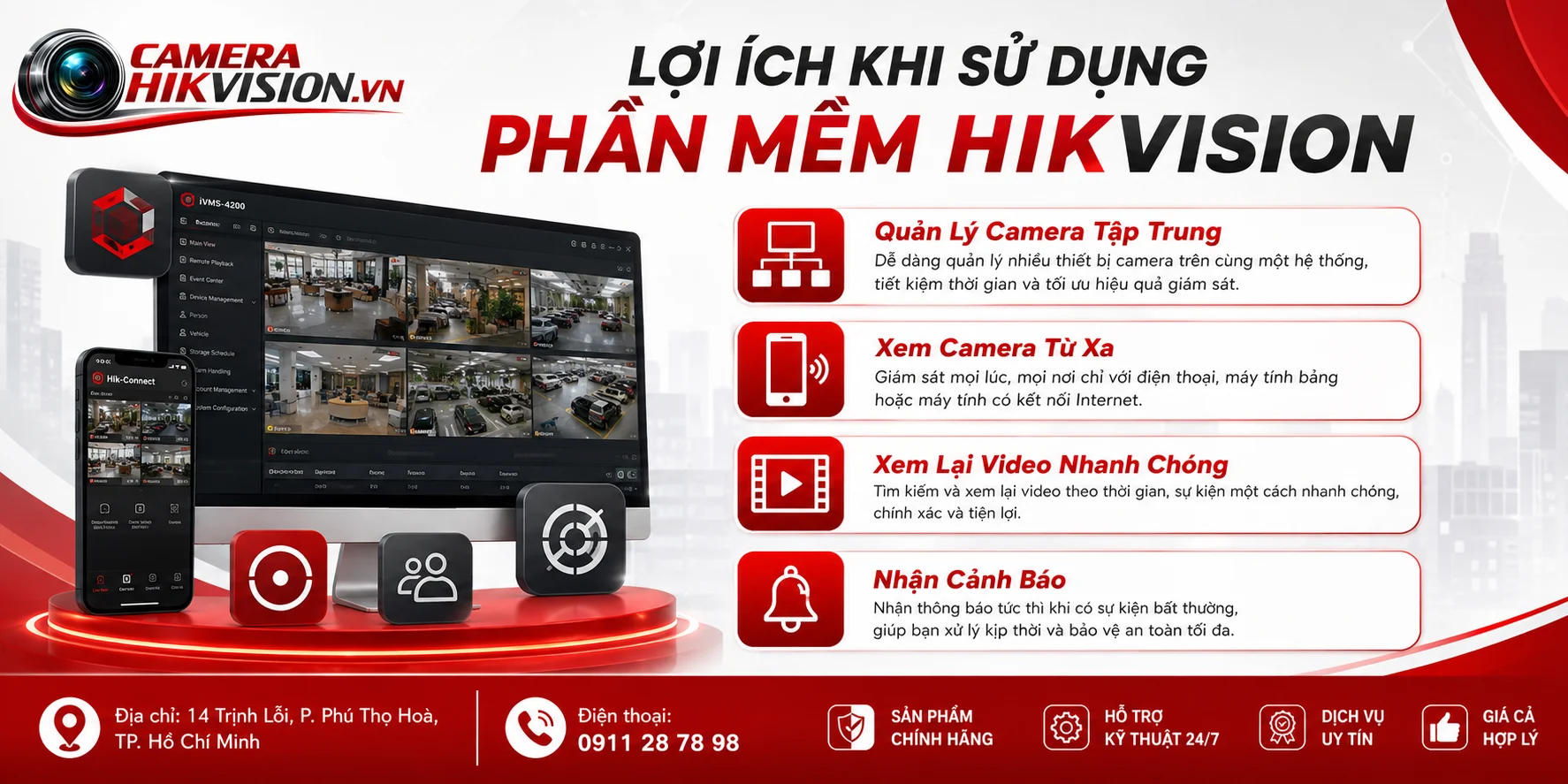 Lợi Ích Khi Sử Dụng Phần Mềm Hikvision