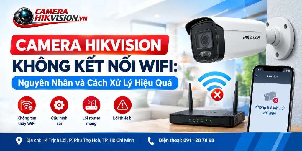 Camera Hikvision Không Kết Nối Wifi: Nguyên Nhân và Cách Xử Lý Hiệu Quả
