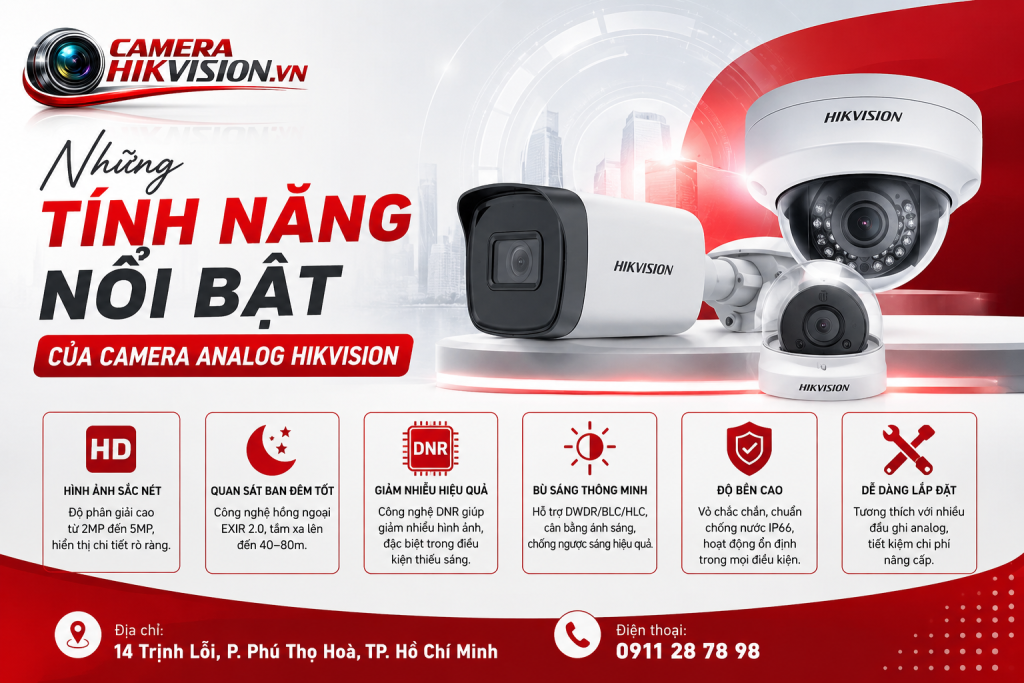 Những Tính Năng Nổi Bật Của Camera Analog Hikvision