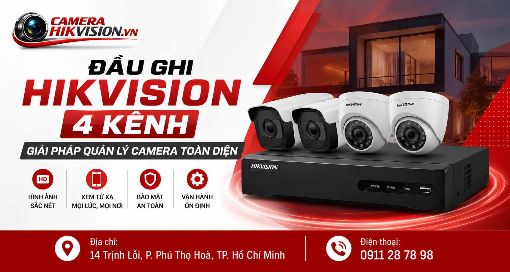 Đầu Ghi Hikvision 4 Kênh: Giải Pháp Quản Lý Camera Toàn Diện