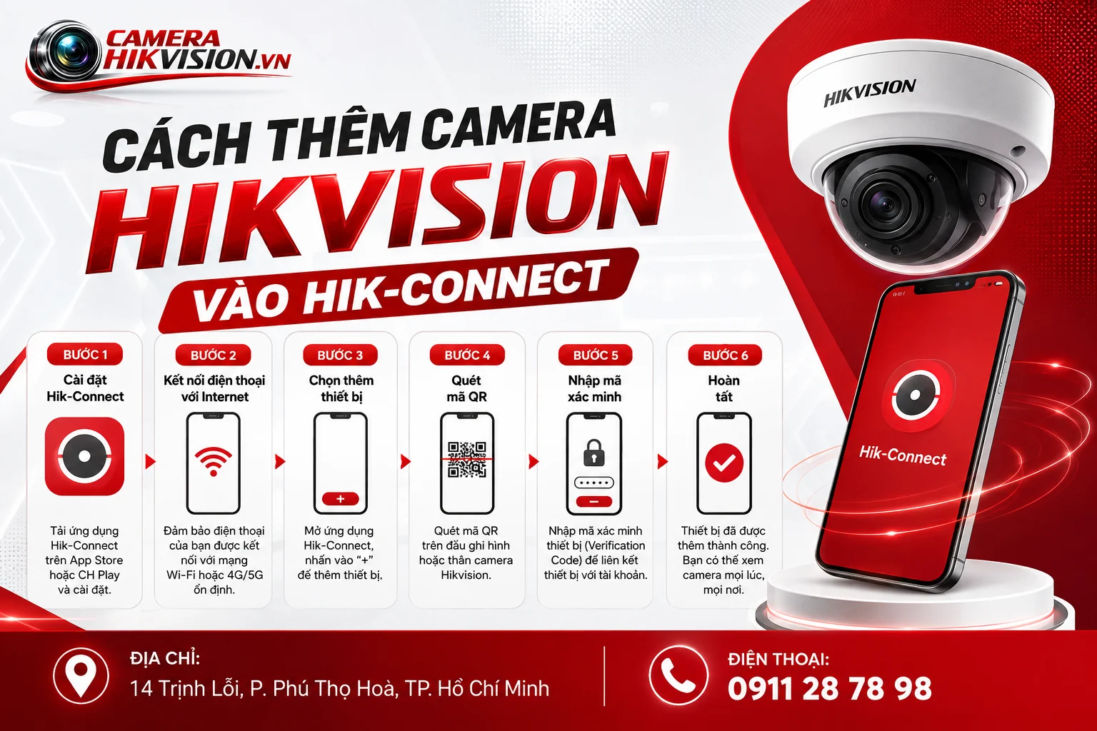Cách Thêm Camera Hikvision Vào Hik-Connect