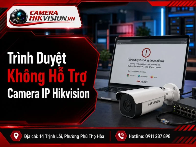 Khắc Phục Lỗi Trình Duyệt Không Hỗ Trợ Camera IP Hikvision – Bảo Vệ Tài Sản Hiệu Quả