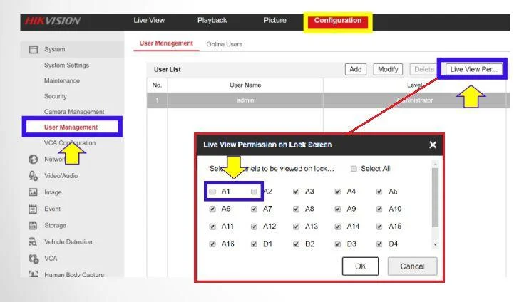 Hướng Dẫn Cài Đặt Live View Trên Đầu Ghi Hình HIKVISION