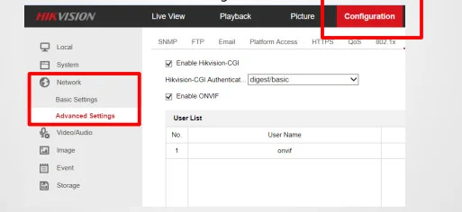 Hướng dẫn bật tính năng ONVIF trên camera IP Firmware v5.5.0