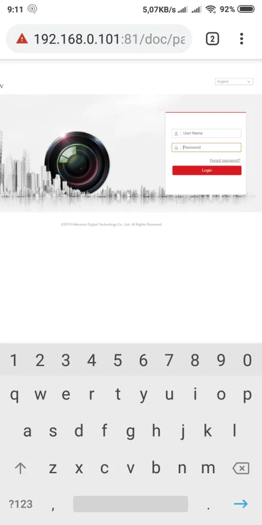 Đăng nhập đầu ghi Hikvision