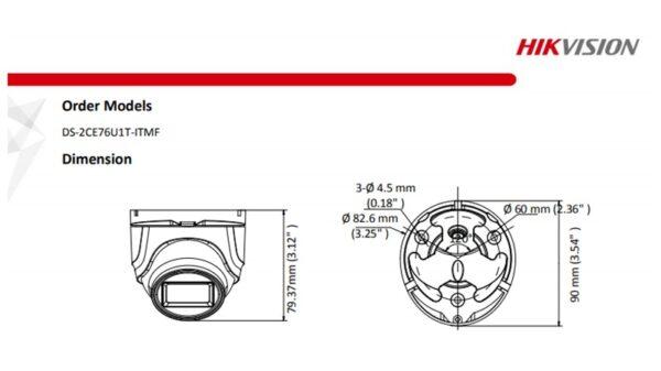 Giới Thiệu Camera HD TVI Hikvision DS-2CE76U1T-ITMF