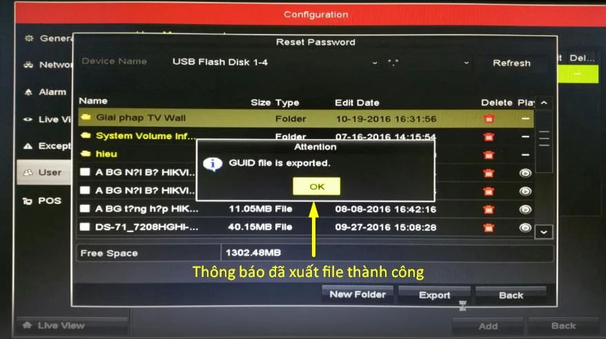 Hướng Dẫn Reset Mật Khẩu Đầu Hikvision