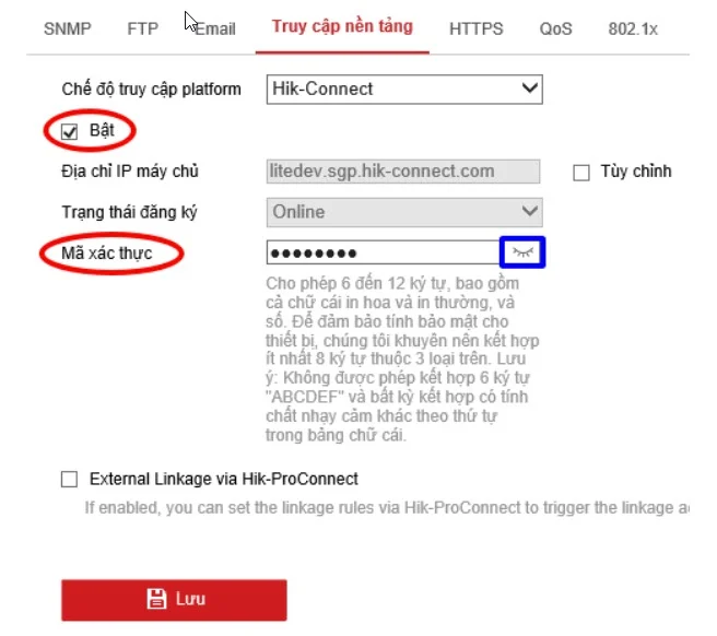 Tạo Mã Xem Camera Trên Điện Thoại