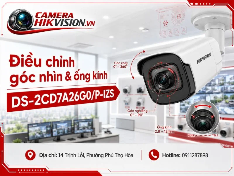 Điều chỉnh góc nhìn & ống kính