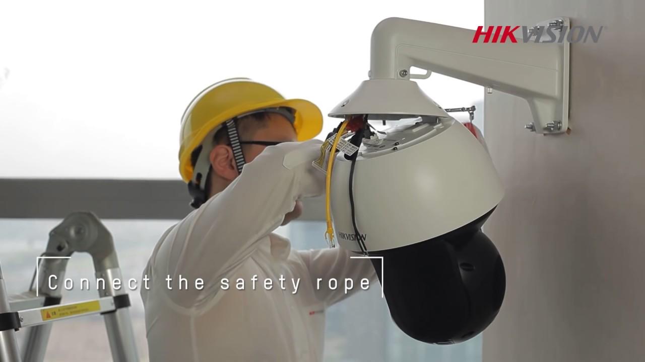 Hướng Dẫn Chi Tiết Lắp Đặt Camera Quay Quét Hồng Ngoại 8 Inch Hikvision