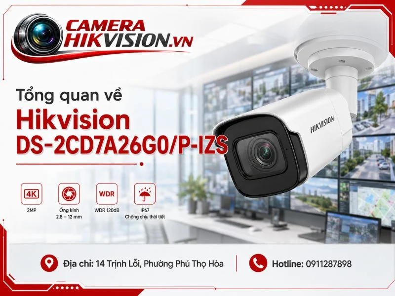 Tổng quan về Hikvision DS-2CD7A26G0/P-IZS