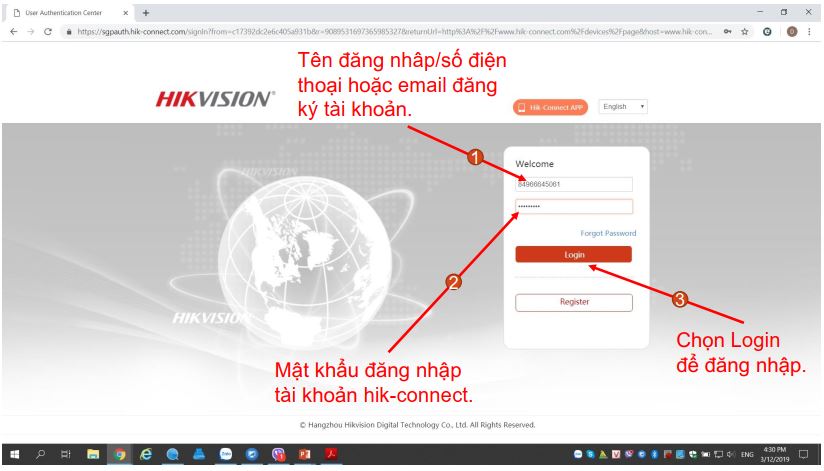 HƯỚNG DẪN THAY ĐỔI EMAIL, SỐ ĐIỆN THOẠI VÀ XÓA TÀI KHOẢN HIK-CONNECT