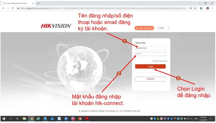 HƯỚNG DẪN THAY ĐỔI EMAIL, SỐ ĐIỆN THOẠI VÀ XÓA TÀI KHOẢN HIK-CONNECT