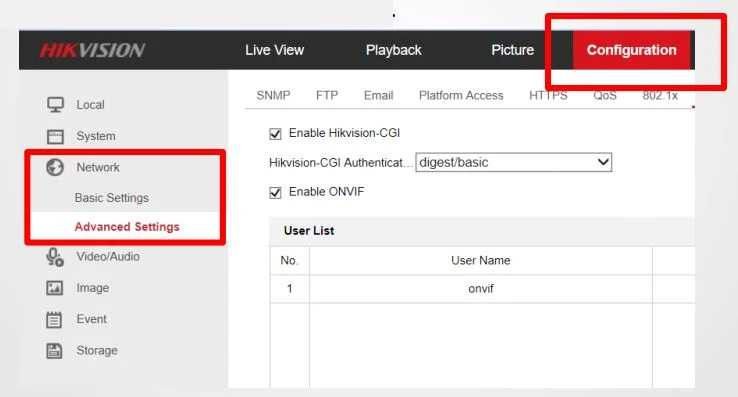 Hướng dẫn bật tính năng ONVIF trên Camera IP Firmware V5.5.0