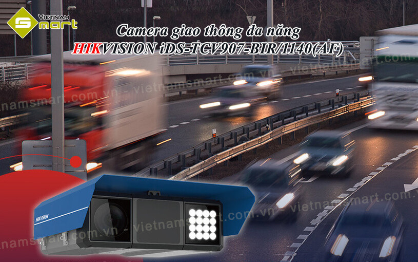Camera giao thông đô thị Hikvision iDS-TCV907-BIR/1140(AF) tích hợp ANPR và radar all-in-one