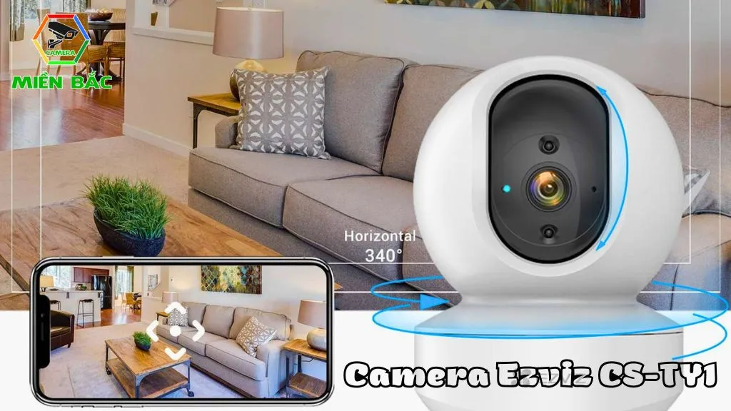 Camera xoay 360 độ EZVIZ TY1 trong phòng học mầm non