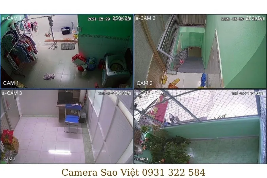 Kỹ thuật viên lắp đặt camera Hikvision chuyên nghiệp, đi dây gọn gàng và cấu hình tối ưu cho hệ thống ổn định