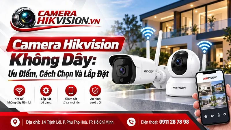 Camera Hikvision Không Dây: Ưu Điểm, Cách Chọn Và Lắp Đặt