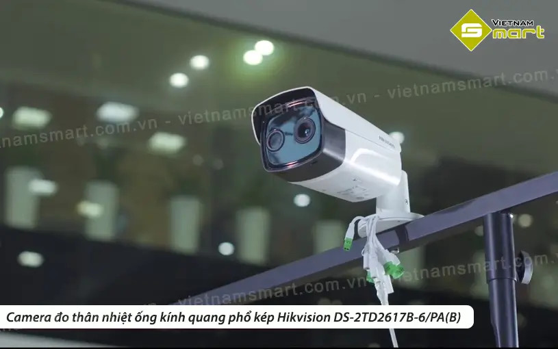 ds 2td1217b 3 pa b mới nhất: Camera ảnh nhiệt quang phổ kép Hikvision cho sàng lọc thân nhiệt chuẩn xác