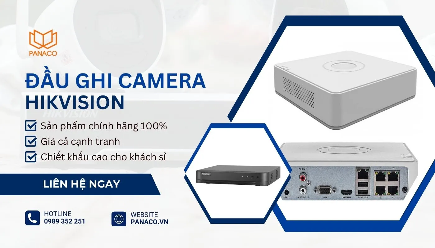 Mua đầu thu Hikvision 4 kênh chính hãng – hỗ trợ kỹ thuật và lắp đặt trọn gói tại Việt Nam