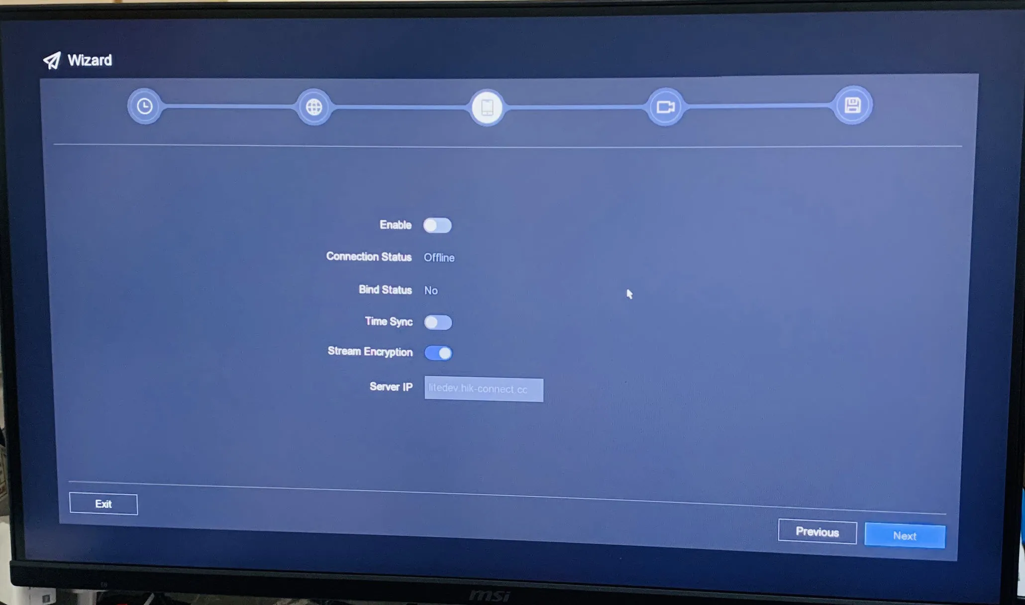 Xem nhanh trạng thái Online/Offline và mã QR để liên kết Hik-Connect