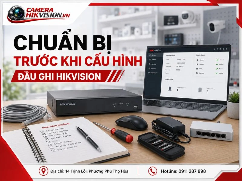 Chuẩn bị trước khi cấu hình